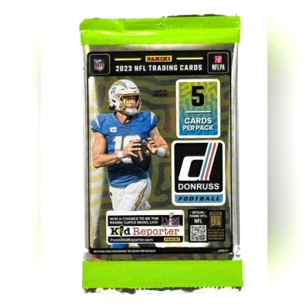 2023 NFL Panini Donruss Football Trading Cards Pack Bag 🏈 5 Cards 🔥 SEALED